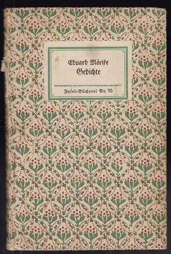 MÖRIKE, Gedichte. 1915