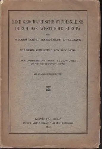 HANNS, Eine geographische Studienreise durch... 1913