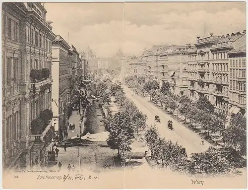 Wien. Kärnthnerring. 1900