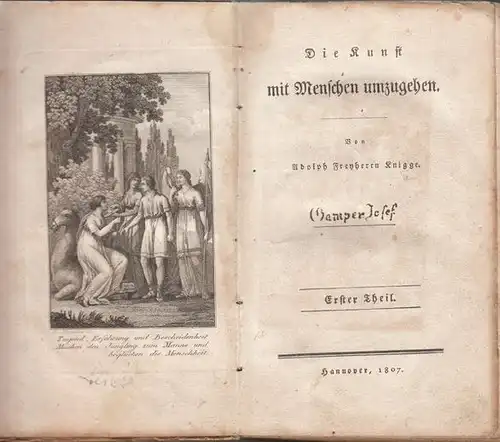 KNIGGE, Die Kunst mit Menschen umzugehen. 1807