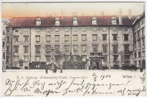 Wien I. K. k. Hofburg: Schweizerhof-Trakt,... 1900