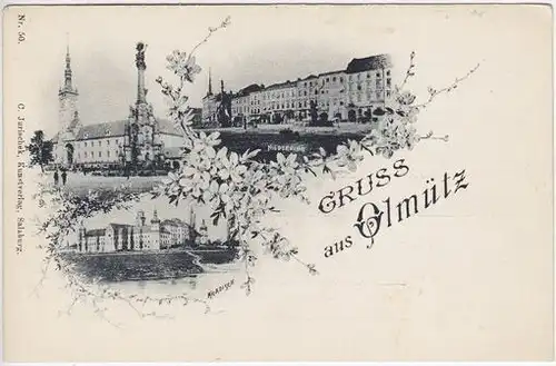 Gruss aus Olmütz. 1890