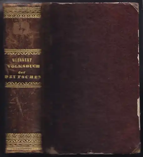 WÜKERT, Volksbuch der Deutschen für Geist und... 1838