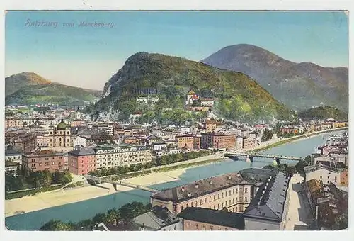 Salzburg vom Mönchsberg. 1900