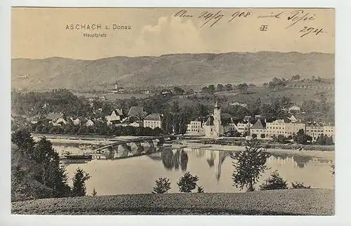 Aschach a. Donau. Hauptplatz. 1900