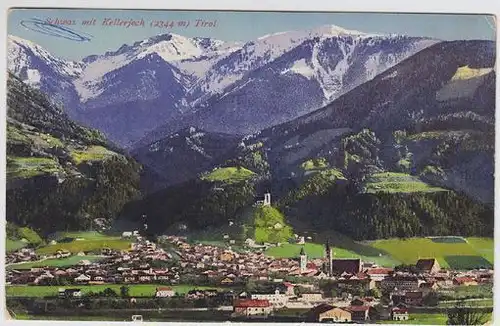 Schwaz mit Kellerjoch (2344 m) Tirol. 1910