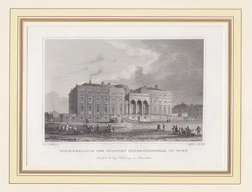 Sommerpalais des Fürsten Schwarzenberg in Wien. 1850
