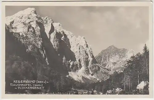 Kellerwand (2810 m). u. Rauchkofel (2463m) im... 1925