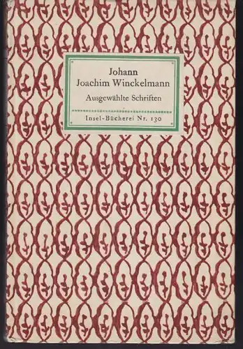 WINCKELMANN, Ausgewählte Schriften. Eingeleitet... 1914