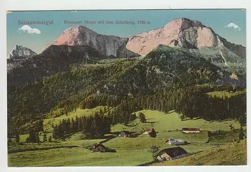 Salzkammergut. Eisenauer Almen mit dem... 1908