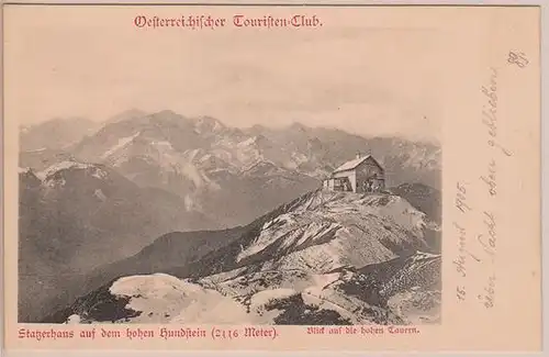 Österreichischer Touristen-Club. Statzerhaus... 1890