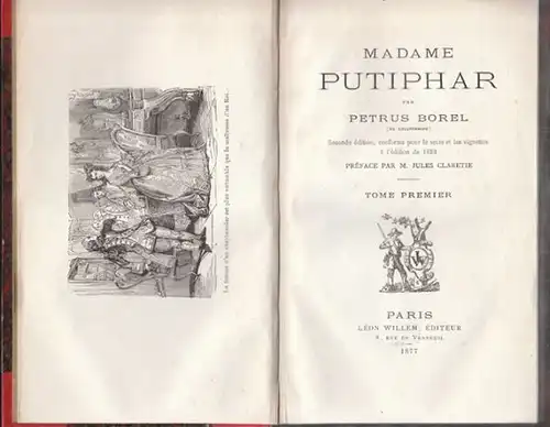 BOREL, Madame Putiphar. Préface par Jules... 1877