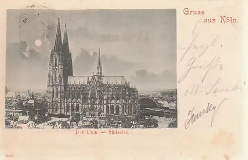 Gruss aus Köln. 1890