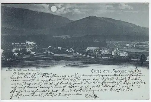 Gruss aus Zuckmantel. Sanatorium und... 1890