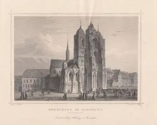 Domkirche in Constanz. 1850