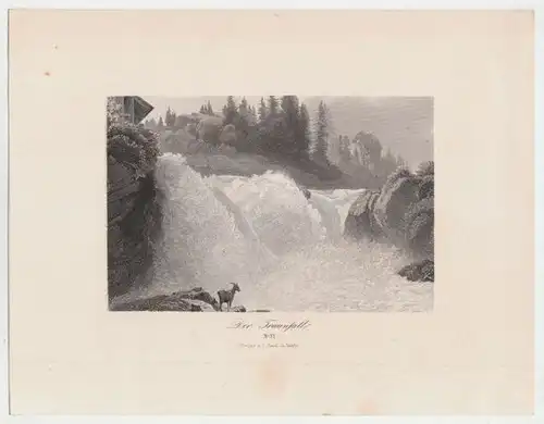 Der Traunfall. 1840