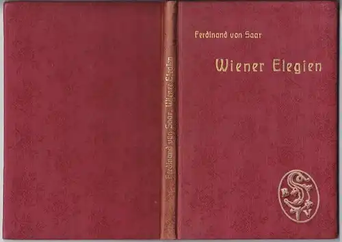SAAR, Wiener Elegien. 1894