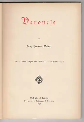 MEISZNER, Veronese. 1897