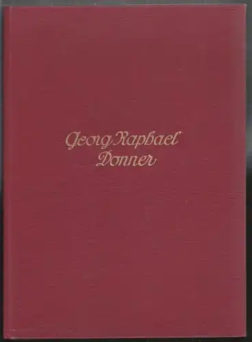 PIGLER, Georg Raphael Donner. 1929