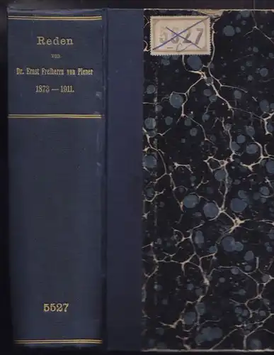 PLENER, Reden. 1873-1911. 1911