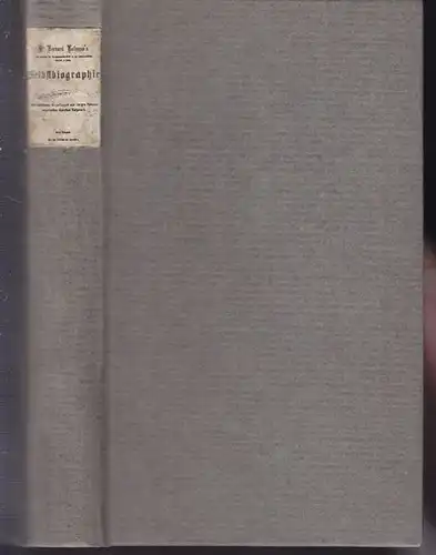 BOLZANO, Selbstbiographie. Mit Einleitung,... 1875