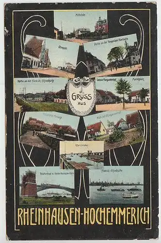 Gruss aus Rheinhausen-Hochemmerich. Mittelstr.... 1900 2043-11