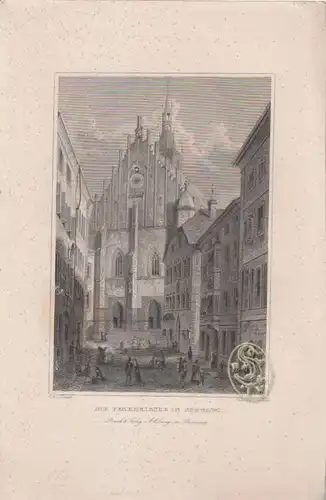 Die Pfarrkirche in Schwatz. 1842