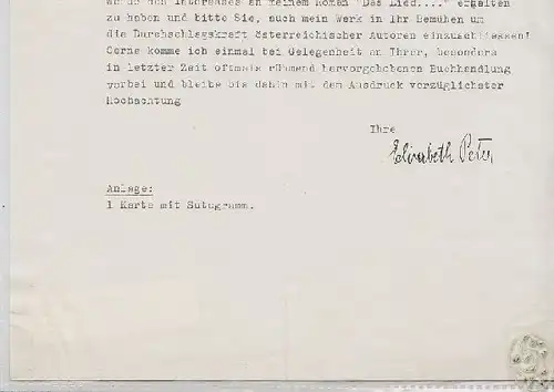 PETER, Ms. Brief m. eh. U. 1950