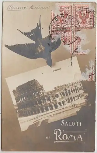 Saluti da Roma. Colosseo. 1910