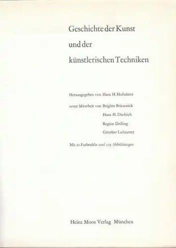 HOFSTÄTTER, Geschichte der Kunst und der... 1965