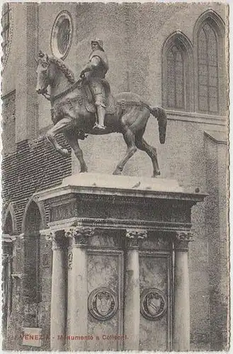 Venezia - Monumento a Colleoni. 1900