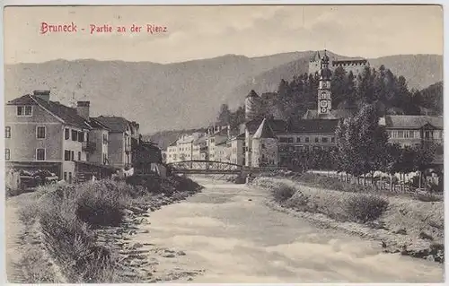 Bruneck - Partie an der Rienz. 1902
