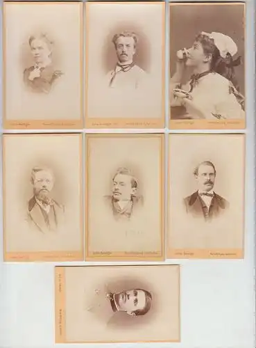 [7 Portraits]. 1870