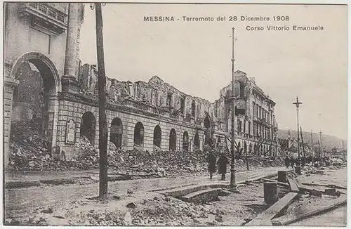 Messina - Terremoto del 28 Dicembre 1908. Corso... 1908