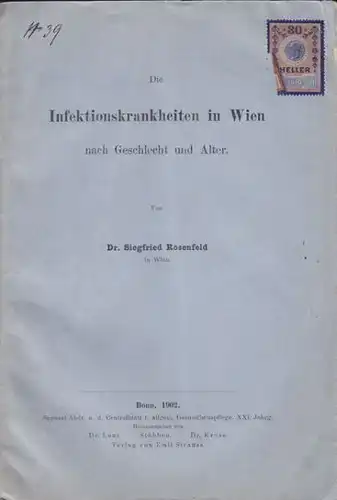 ROSENFELD, Die Infektionskrankheiten in Wien... 1903