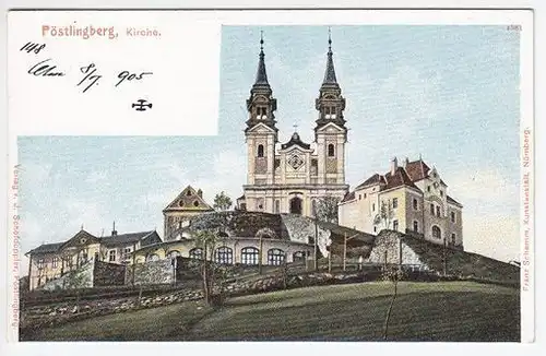 Pöstlingberg, Kirche 1890