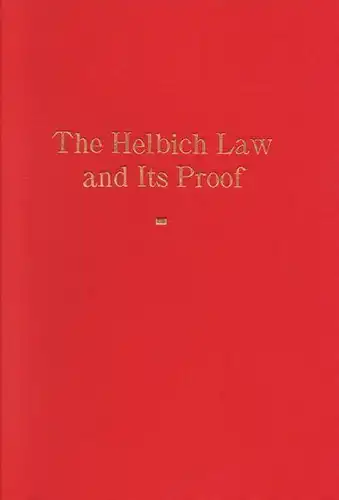HELBICH, The Helbich Law and its Proof. 2007