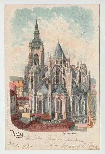 Prag. St. Veitsdom. 1890