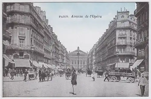 Paris, Avenue de l'Opera. 1900