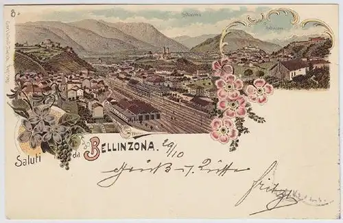 Saluti da Bellinzona. 3796-11