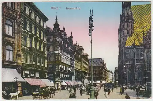 Wien I. Stefansplatz. 1913