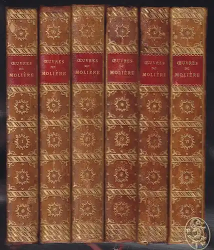 MOLIERE Jean-Baptiste Poquelin., Oeuvres... 1923