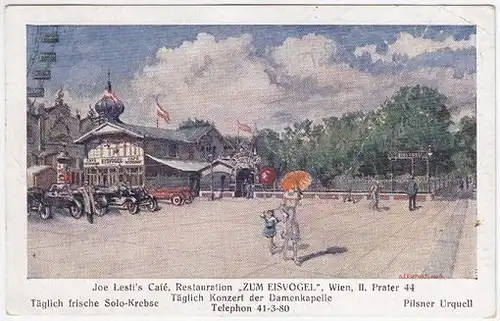 Joe Lesti's Café, Restauration "Zum Eisvogel",... 1910