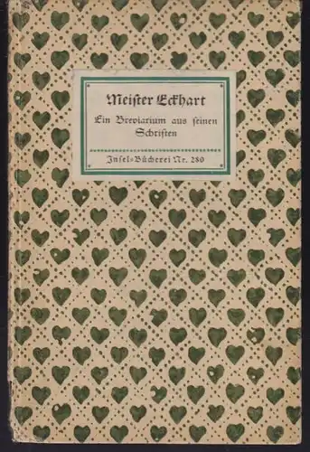 MEISTER ECKHART., Ein Breviarium aus seinen... 1919