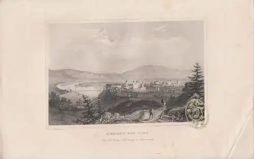 Ansicht von Linz. 1842