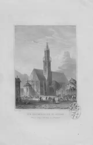 Die Hauptkirche in Botzen. 1842