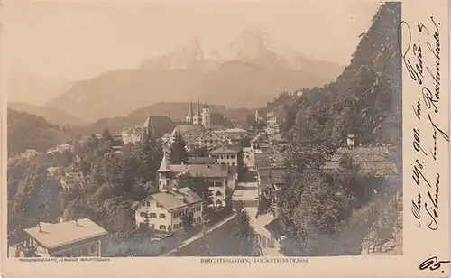 Berchtesgaden, Locksteinstrasse. 1900