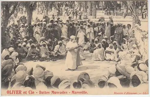 Oliver et Cie - Dattes Muscades - Marseille. Réunion d`Aissaouas.