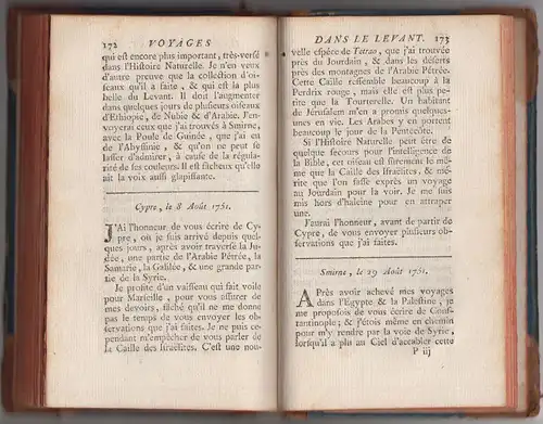Voyages dans le Levant, Dans les années 1749,... 1769