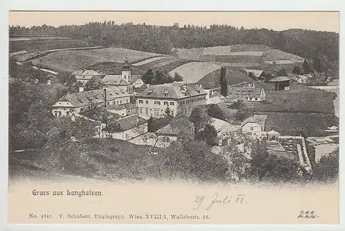 Gruss aus Langhalsen. 1900
